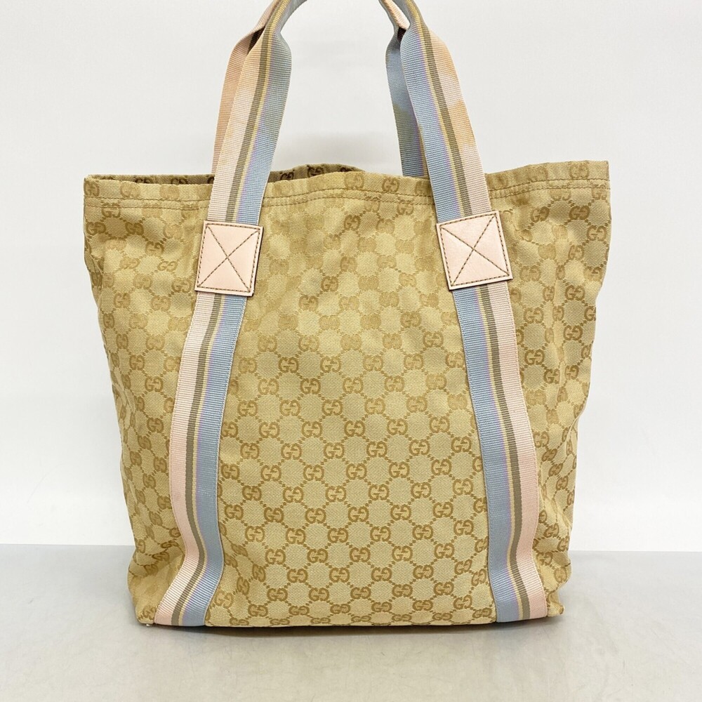 Gucci GG Canvas Tote Bag 189669, Canvas, Beige, Multicolor, Women's - Picture 10 of 10